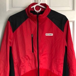 Capo Cycling Apparel Winter Cycling Jacket in red